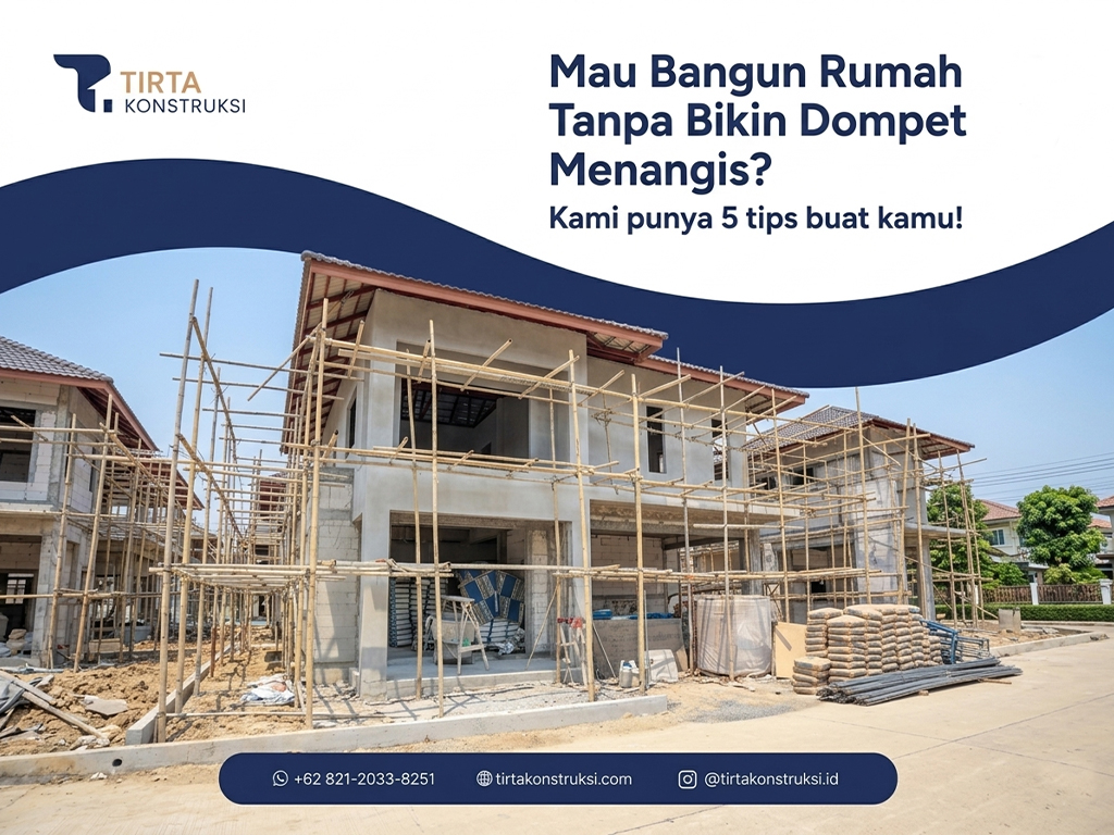 Mau Bangun Rumah Tanpa Bikin Dompet Menangis? Kami Punya 5 Tips!